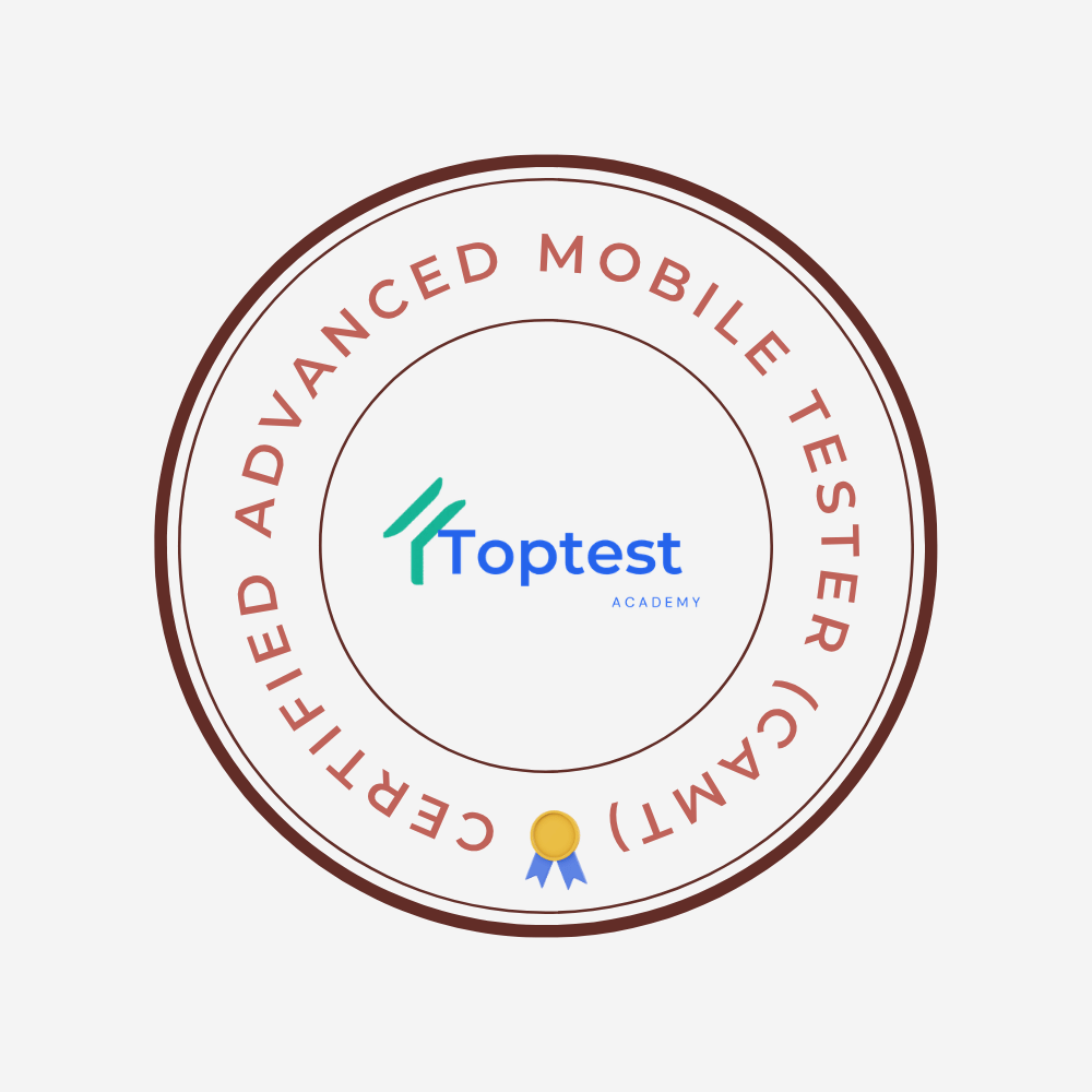 Certified Advanced Mobile Tester (CAMT)