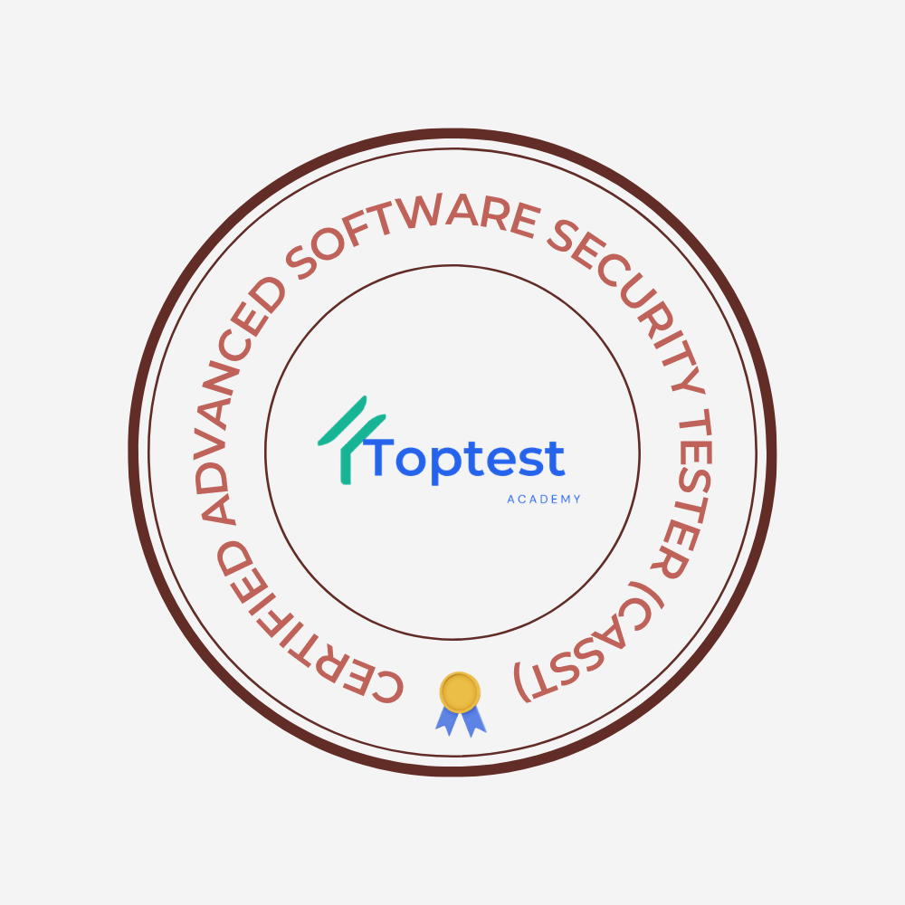 Certified Advanced Software Security Tester (CASST)