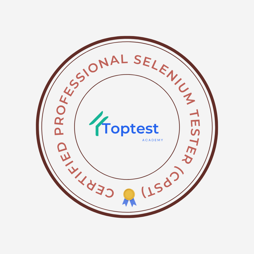 Certified Professional Selenium Tester (CPST)