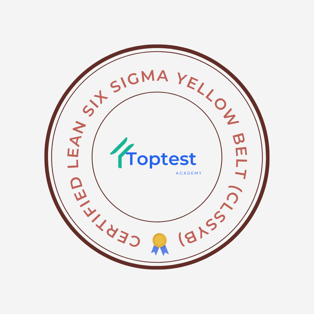 Certified Lean Six Sigma Yellow Belt (CLSSYB)