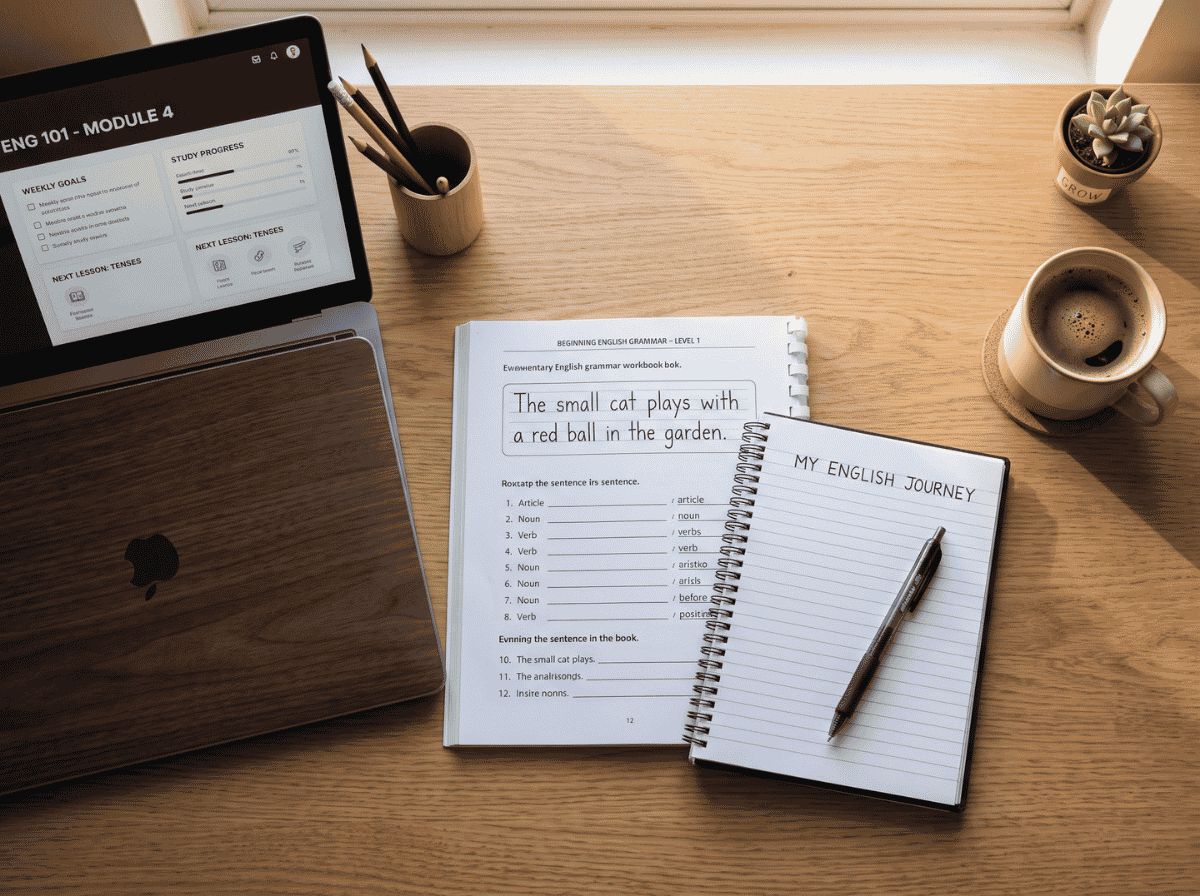 Bridging the gap from zero english to PTE or IELTS